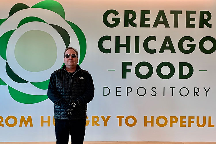 Glen Traeger at Greater Chicago Food Depository